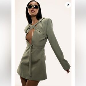 PLT - New with tags - Blazer Dress Sage - Size 6